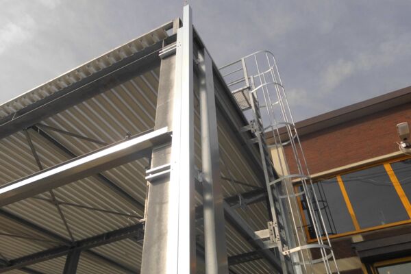 Stahlbau Unterkonstruktion Außenwände