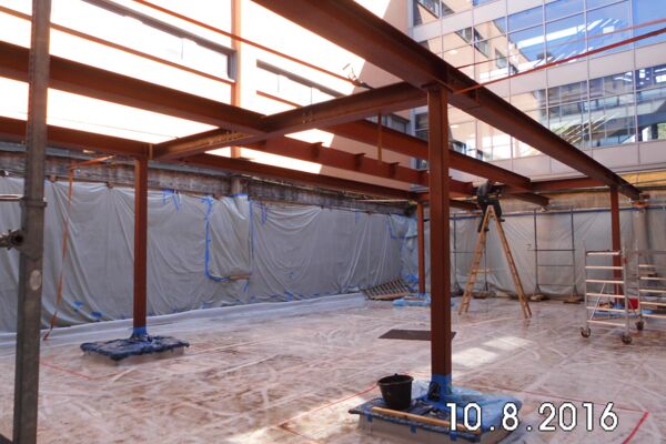 Stahlbau Holzbau Flachdach