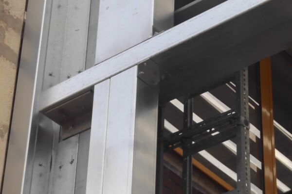 Stahlbau Unterkonstruktion Außenwände