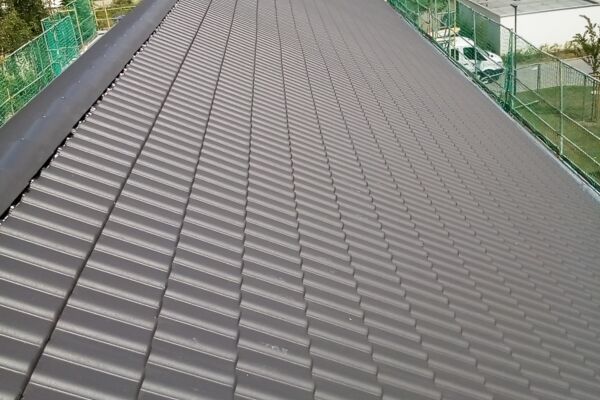 Steildach Eindeckung fertig