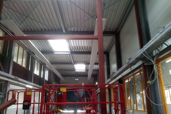 Stahlbau Innenwände