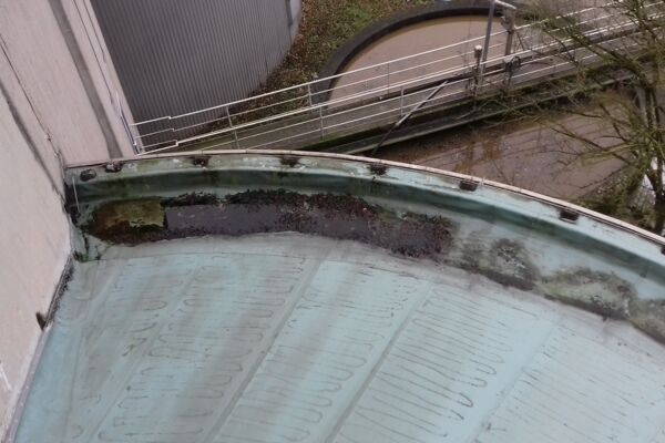 Industriedach Dachwartung