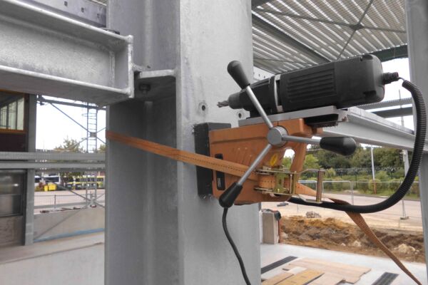 Magnetbohrmaschine Stahlbau