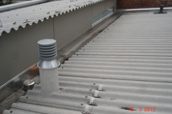 Wellplatten Eternit Dachsanierung