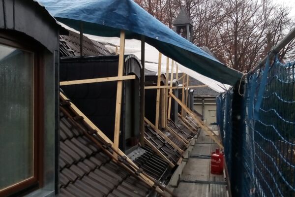 Wetterschutz Sanierung geht weiter