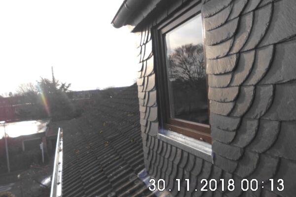 Erneuerung Wohnraumfenster und Schieferbekleidungen