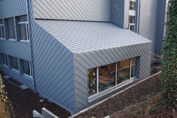 Fassade Prefa Wandraute