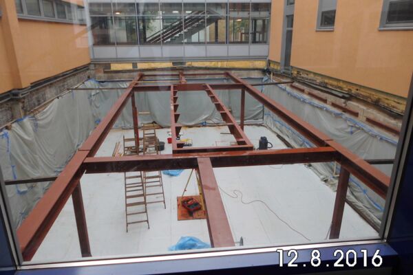 Stahlbau Holzbau Flachdach