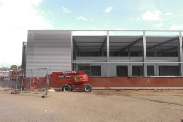 Montage Außenwände Sandwichpaneele