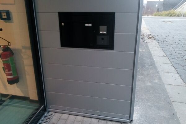 Integrierter Briefkasten