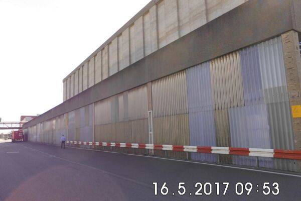 Fassade Ansicht Bestand vor der Saneirung